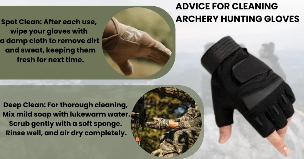 cleaning advice for hunting gloves