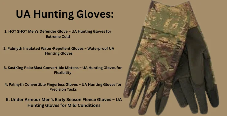 UA hunting gloves