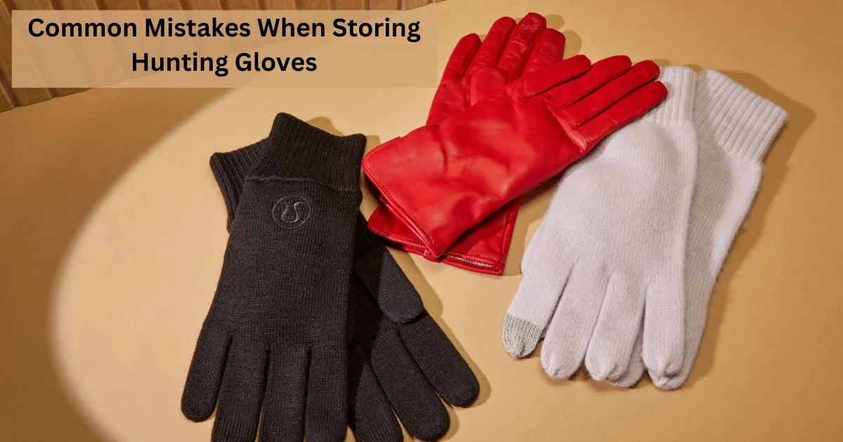 Common Mistakes When Storing Hunting Gloves