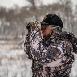 a pic of wool hunting jacket